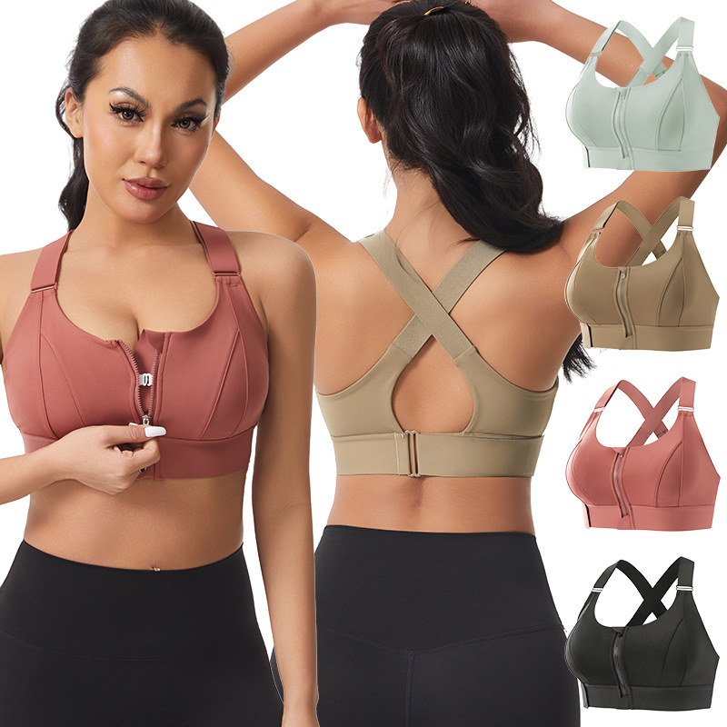 Minimizer Bra Women - Women's High-Impact Sports Bra Wire-Free Push-Up