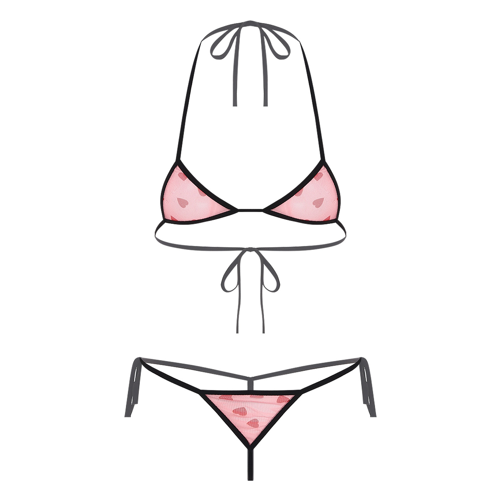 Womens Micro Mini Bikini Linge - Sheer Bra Lace 评论和价格