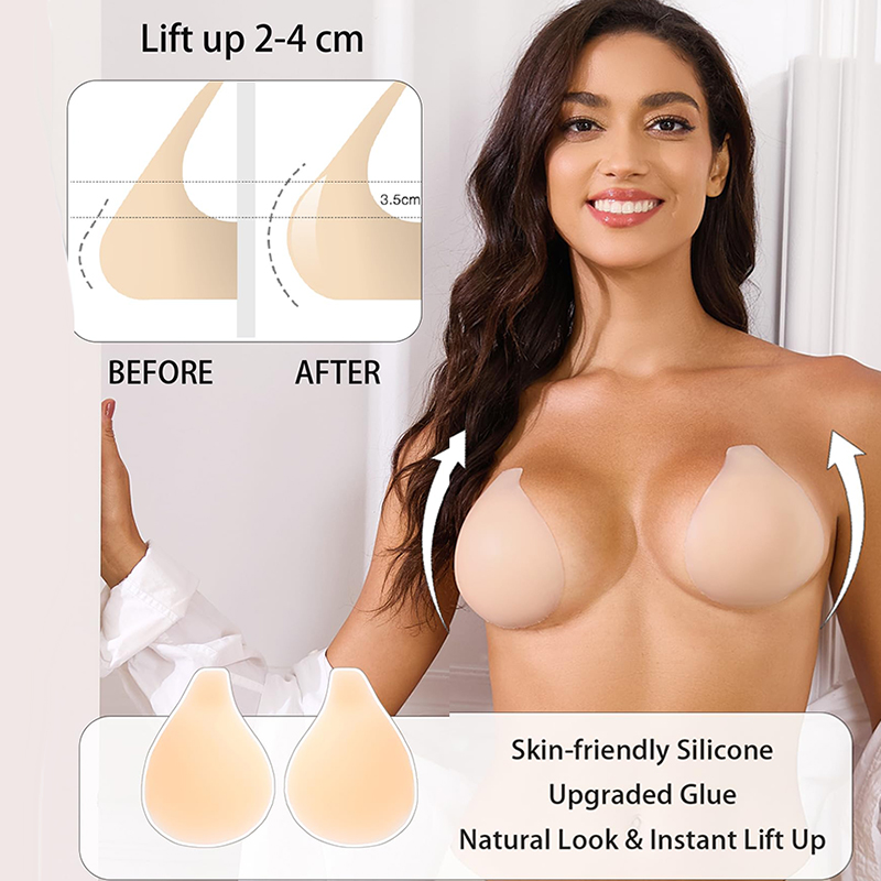 1/2 Pairs Women Sticky Bra Pus - Backless Bra Sticky 评论和价格