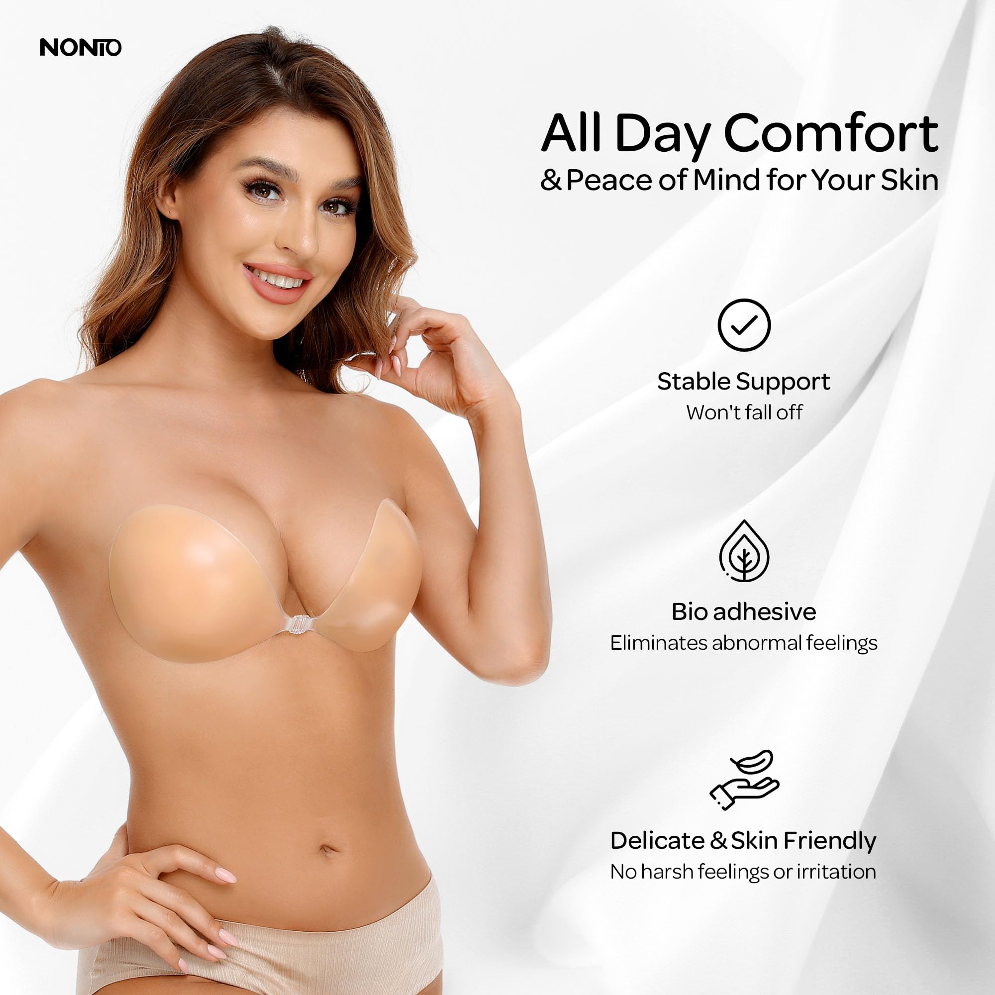 Adhesive Bra Strapless Sticky  - Backless Bra Sticky 评论和价格