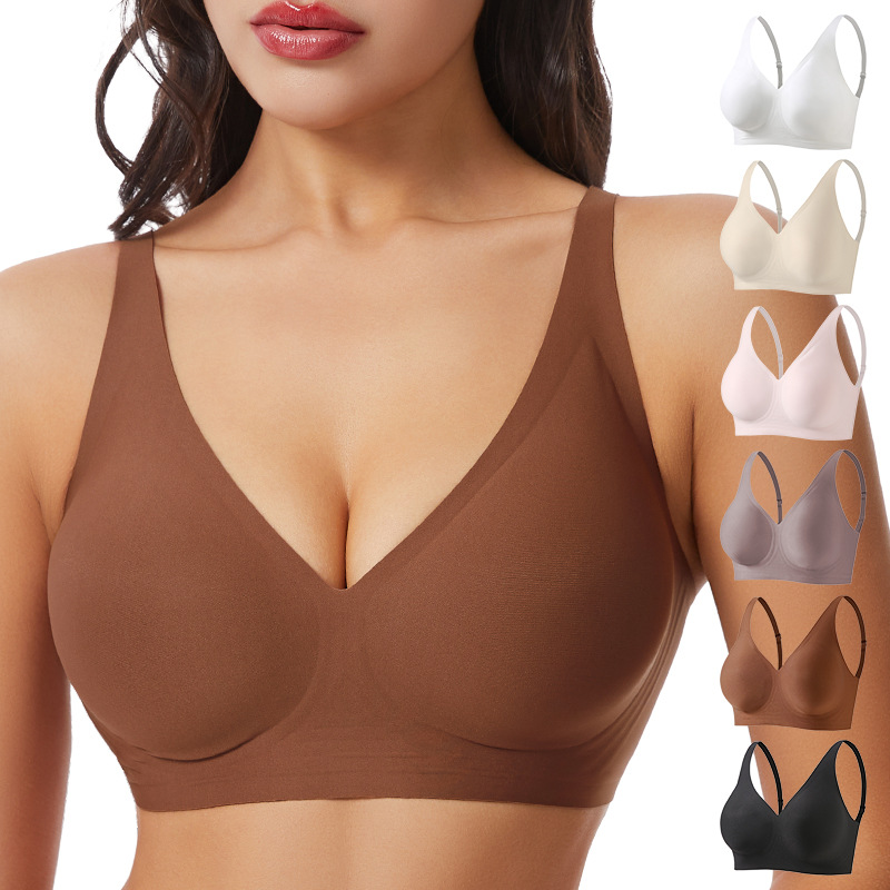 Women's Deep V Jelly Seamless  - Wirefree Bra Comfort 评论和价格