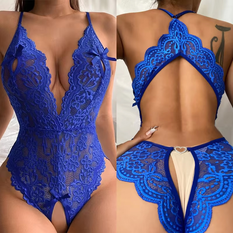 Lenceria Mujer Sexi One Pieces - Sheer Bra Lace 评论和价格