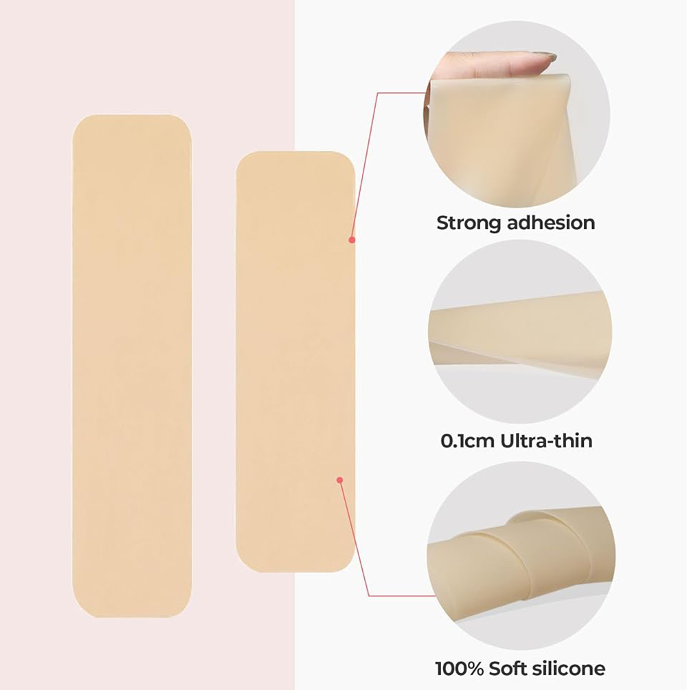 2PCS Silicone Boob Tape For Br - Backless Bra Sticky 评论和价格