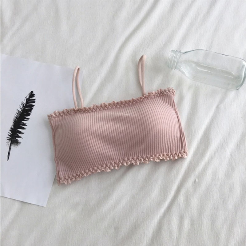 Women's Cotton Bra Female Tube - T Shirt Bra Seamless 评论和价格