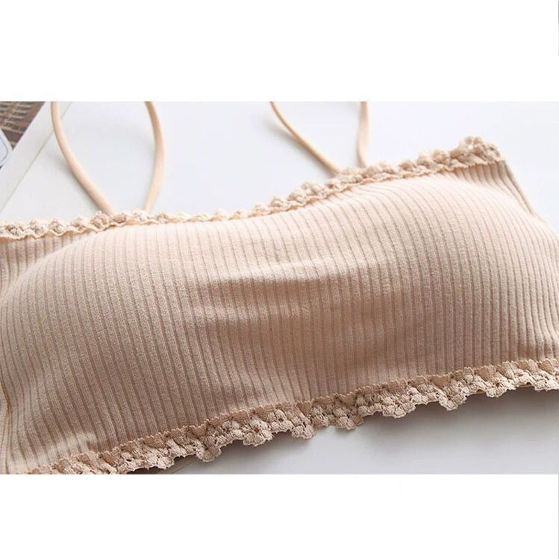 Women's Cotton Bra Female Tube - T Shirt Bra Seamless 评论和价格