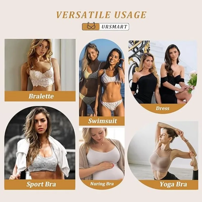 2/20pcs Removable Sponge Push  - Push Up Bra Silicone 评论和价格