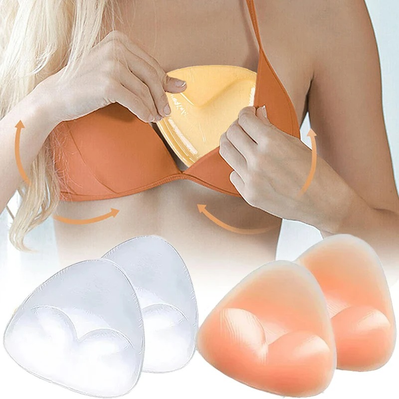 1pair Swimwear Silicone Bra In - Push Up Bra Silicone 评论和价格