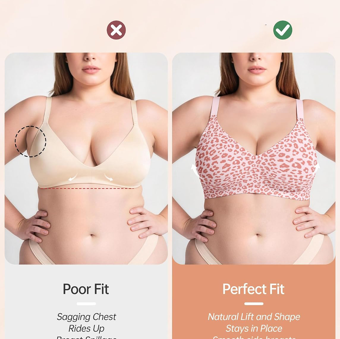 Women's Wireless Jelly Bra Sup - Wirefree Bra Comfort 评论和价格
