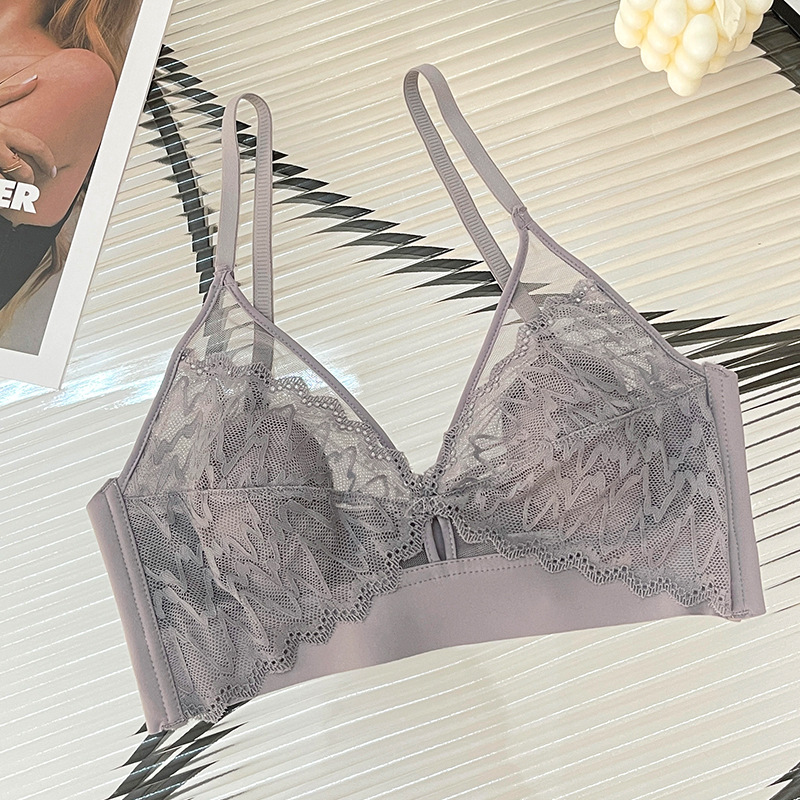Sexy Lace Crop Top Deep V Back - T Shirt Bra Seamless 评论和价格