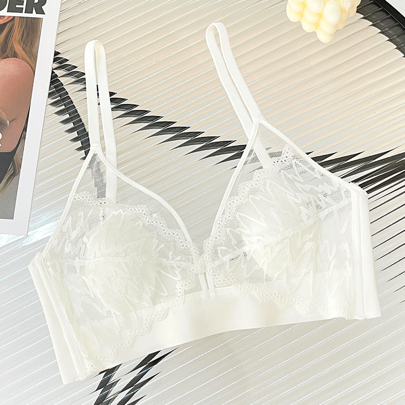 Sexy Lace Crop Top Deep V Back - T Shirt Bra Seamless 评论和价格