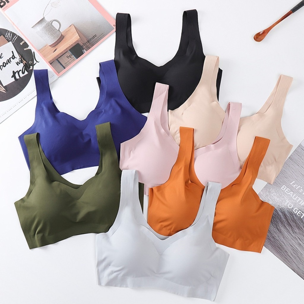 3PCS Sexy Sports Bra Seamless  - Wirefree Bra Comfort 评论和价格