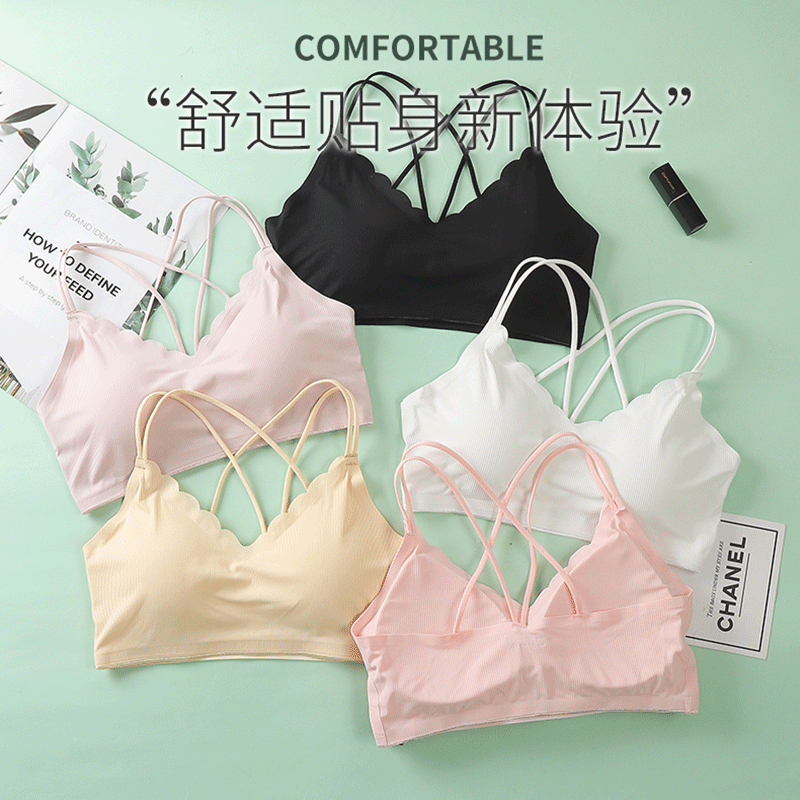3D Sexy Lingerie Seamless Spor - Minimizer Bra Women 评论和价格