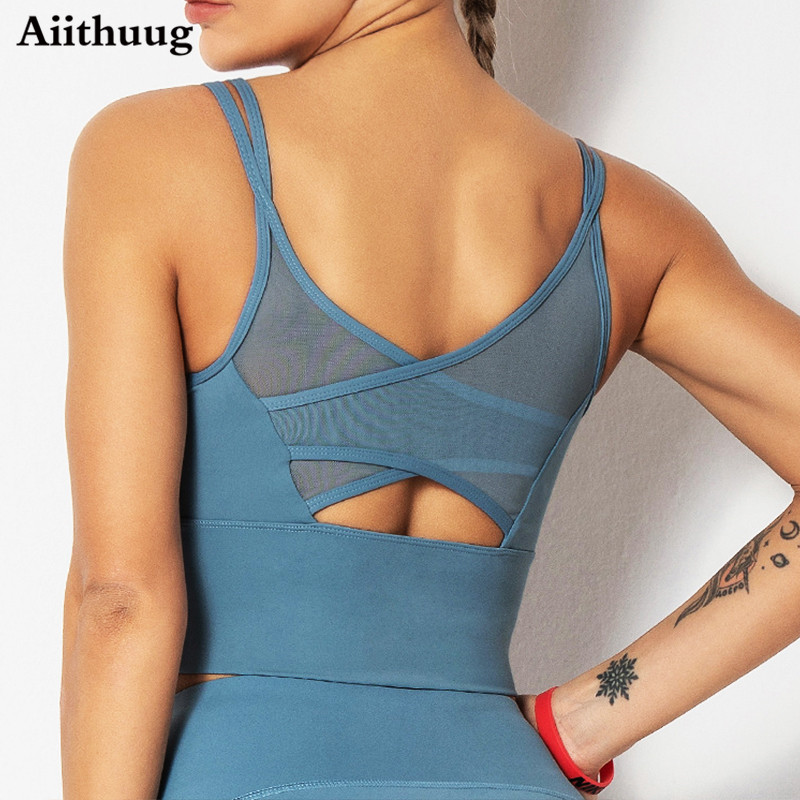 Aiithuug Yoga Bras Fitness Shi - Sports Bra Racerback 评论和价格