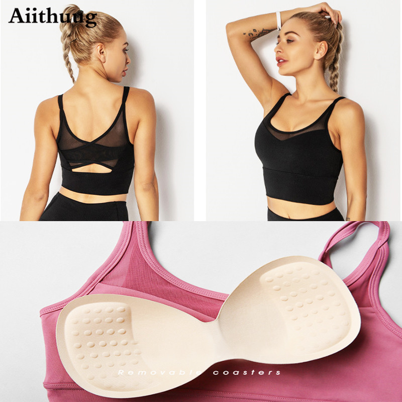 Aiithuug Yoga Bras Fitness Shi - Sports Bra Racerback 评论和价格