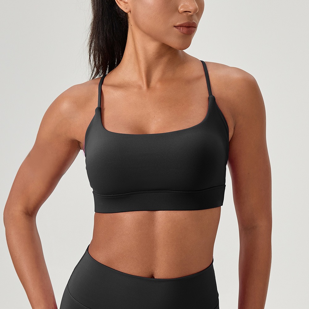 Women's Sexy Yoga Bra Cross St - Sports Bra Racerback 评论和价格