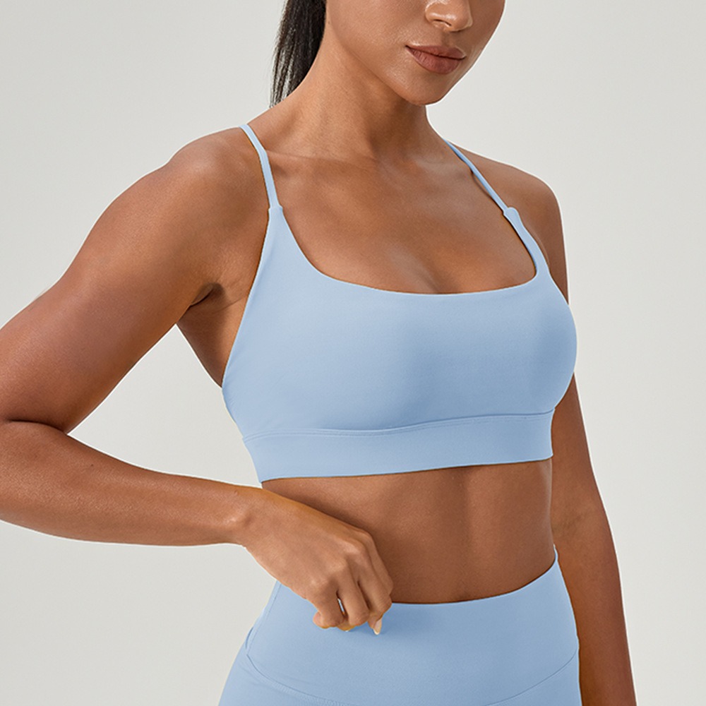 Women's Sexy Yoga Bra Cross St - Sports Bra Racerback 评论和价格