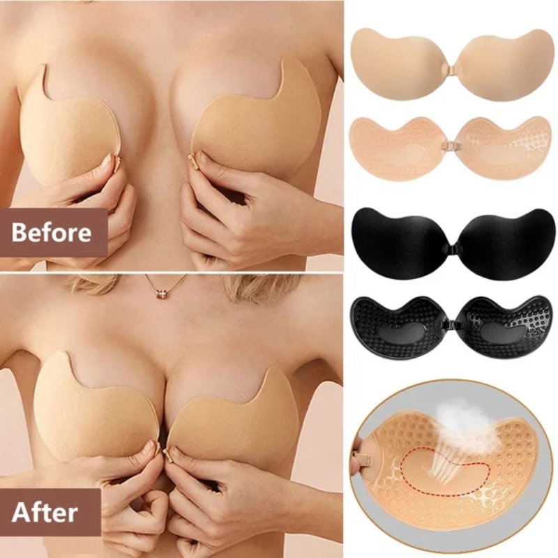 1/2pc Invisible Push Up Bra Ba - Backless Bra Sticky 评论和价格