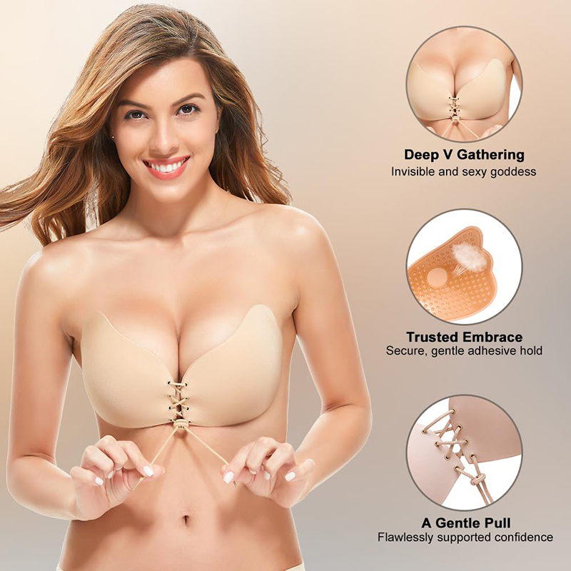 1/2 Pairs Women Summer Backles - Minimizer Bra Women 评论和价格
