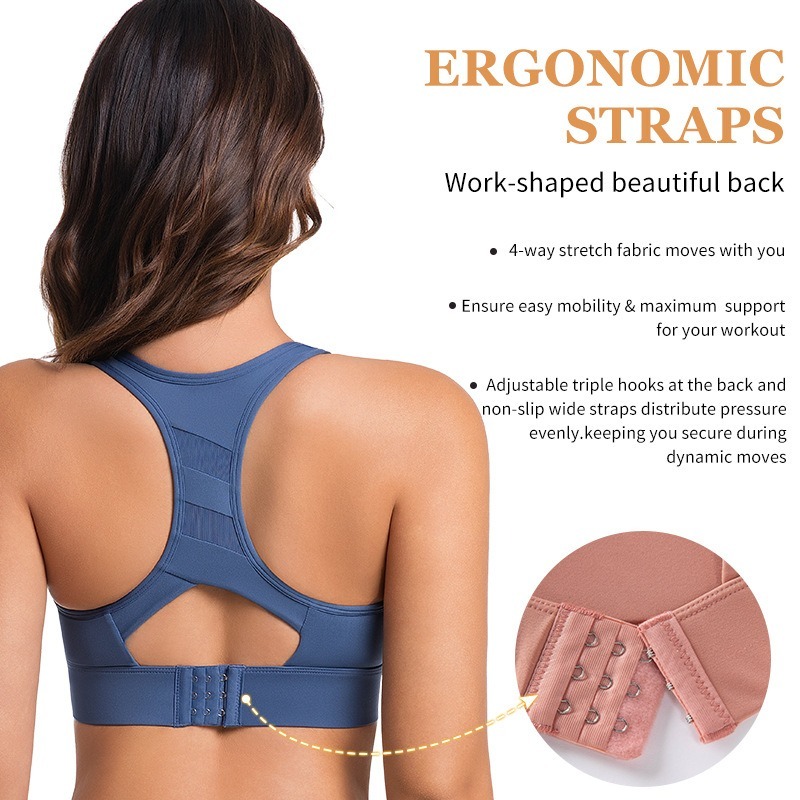 High Impact Fixed Cup Sports B - Sports Bra Racerback 评论和价格