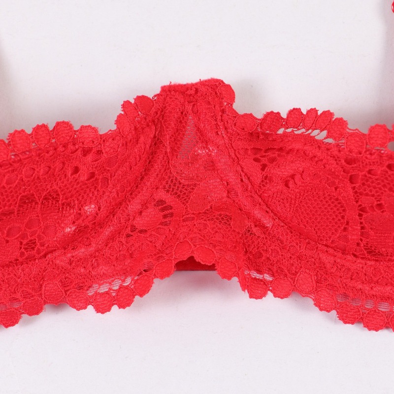 Sexy Women Lace Cutout Lingeri - Underwire Bra Padded 评论和价格