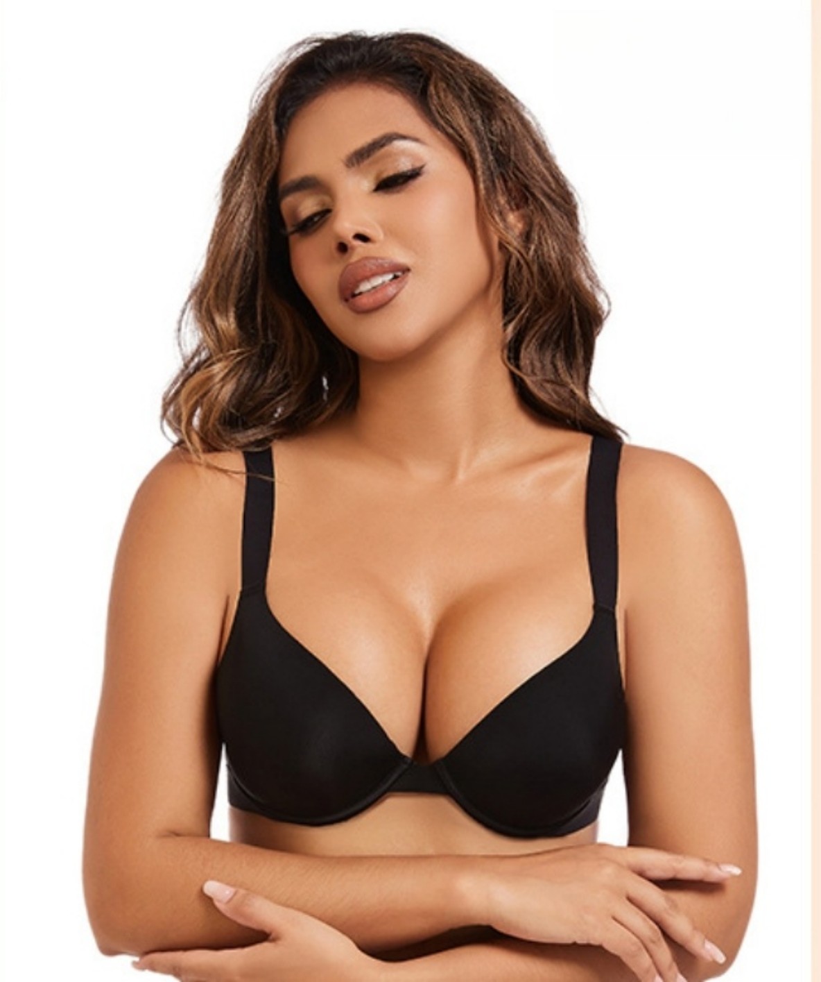 2025 Women's Plus Size Push Up - Demi Bra Balconette 评论和价格