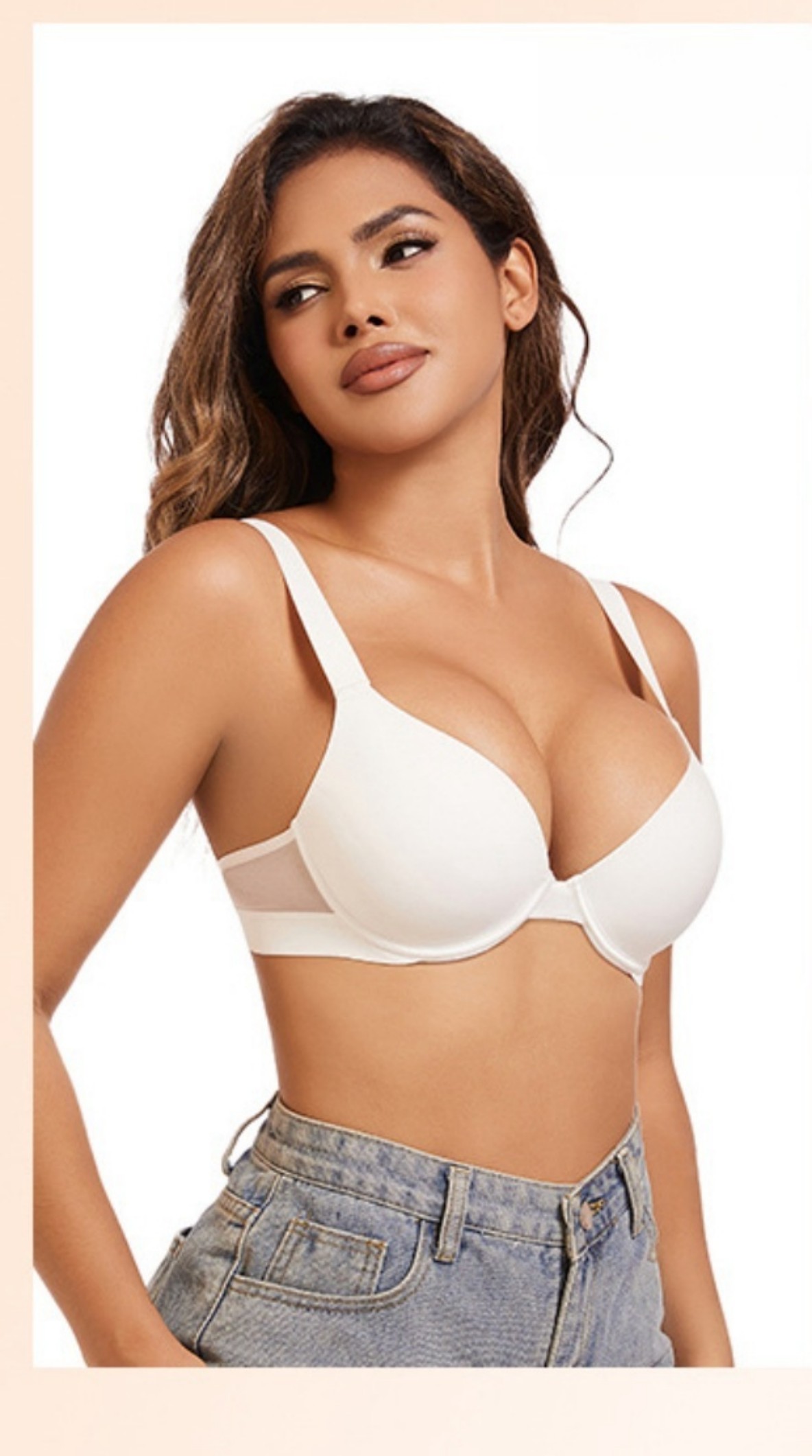 2025 Women's Plus Size Push Up - Demi Bra Balconette 评论和价格