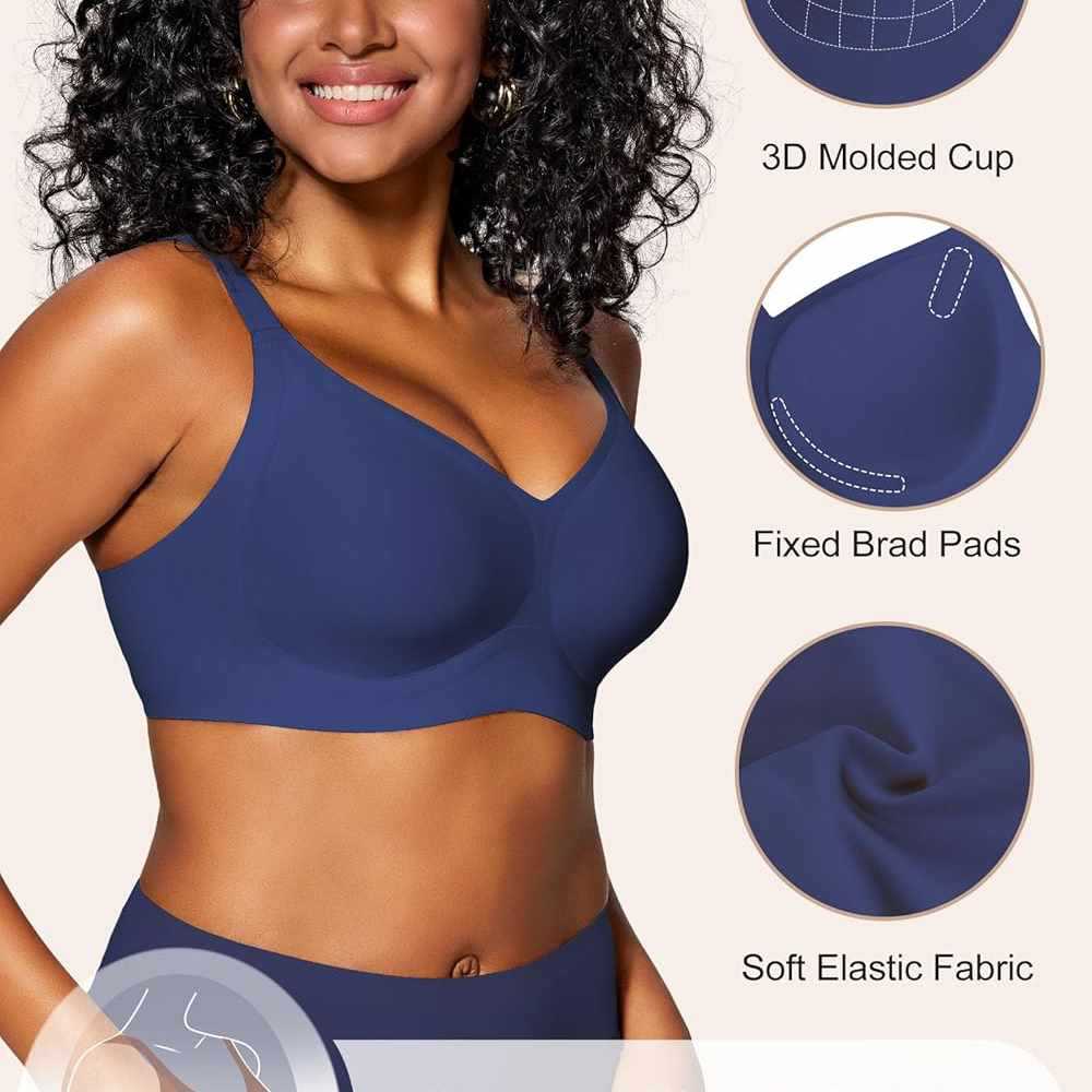 Women's Seamless Wire-free Bra - Wirefree Bra Comfort 评论和价格