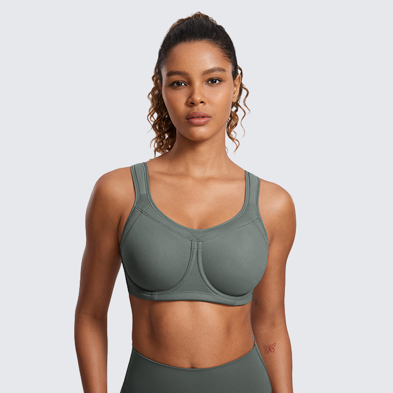 SYROKAN Women Sports bras High - Underwire Bra Padded 评论和价格