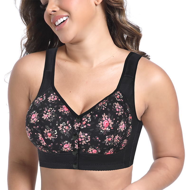 Elegant Wireless Printed Front - Wirefree Bra Comfort 评论和价格