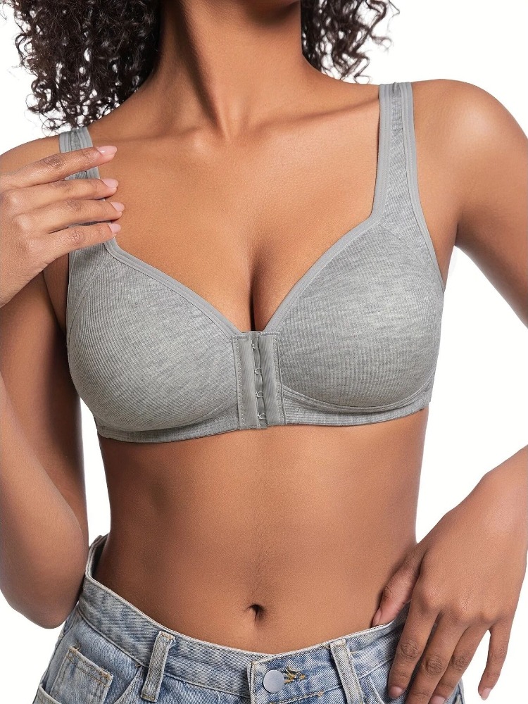 Women'S Bra Wire-Free Front Cl - Full Coverage Bra 评论和价格