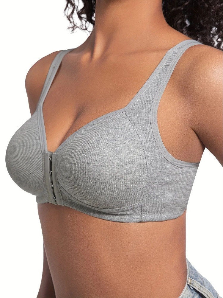 Women'S Bra Wire-Free Front Cl - Full Coverage Bra 评论和价格