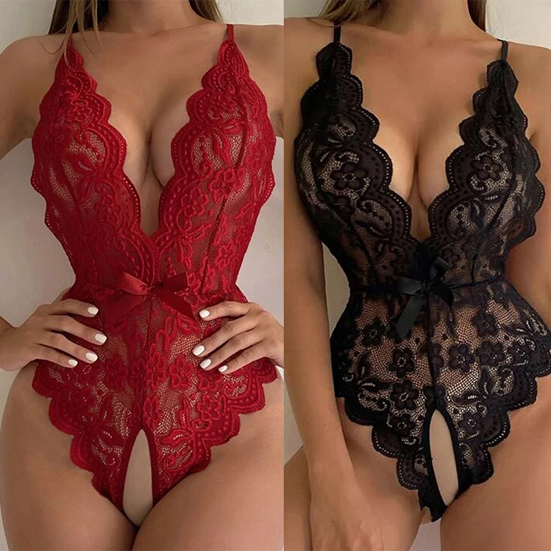 Sexy Lingerie Women Sleepwear  - Sheer Bra Lace 评论和价格