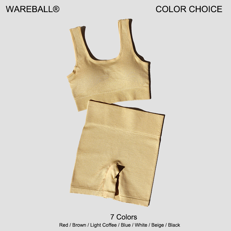 WAREBALL 2PCS Women Yoga Set G - Sports Bra Racerback 评论和价格