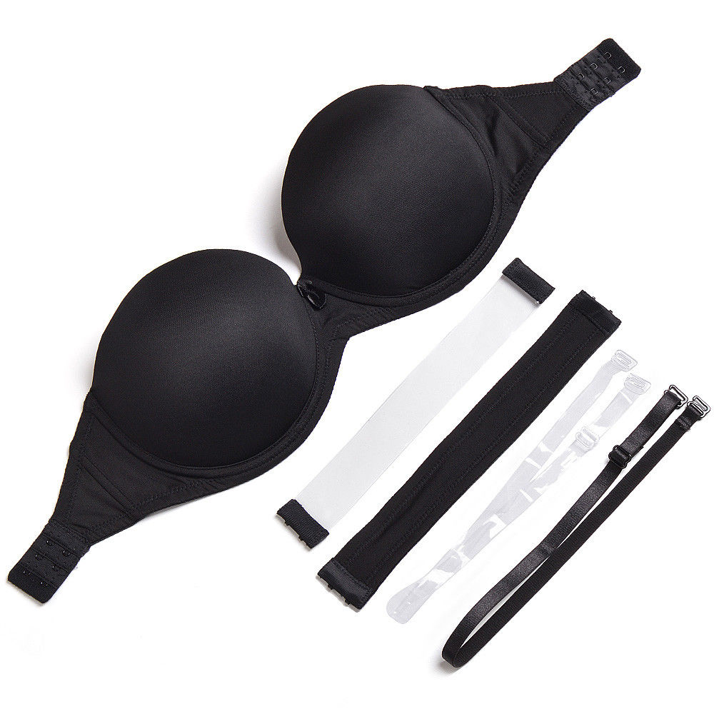Nude Black White Invisible Cle - Convertible Bra Multiway 评论和价格