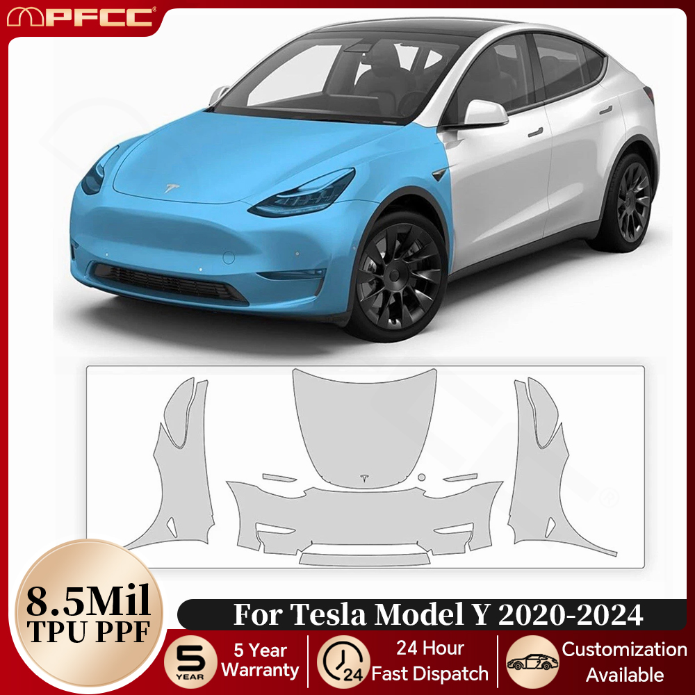 Pre-cut PPF For Tesla Model Y  - Full Coverage Bra 评论和价格