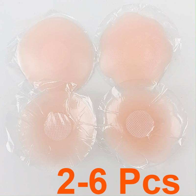 2-6Pcs Women Silicone Nipple C - Push Up Bra Silicone 评论和价格