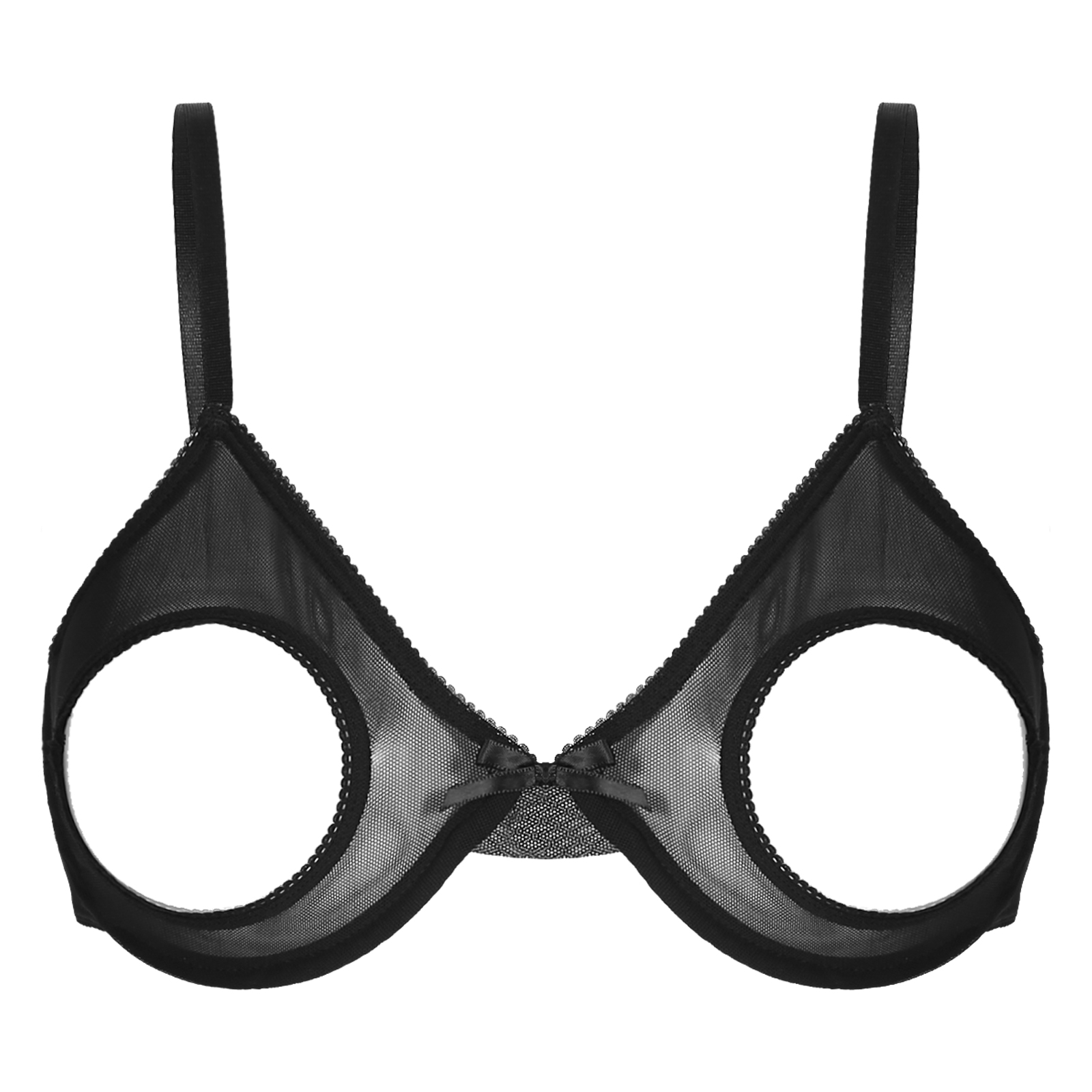 Woman's Lace Underwire Push Up - Demi Bra Balconette 评论和价格